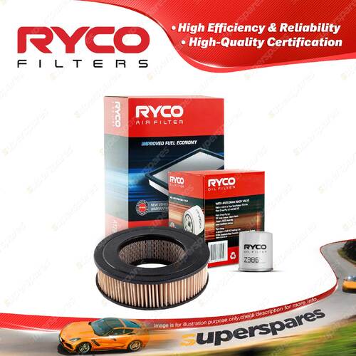 Ryco Oil Air Filter for Toyota Townace KR42R SBV 4cyl 1.9L Petrol 7K 1997-1998