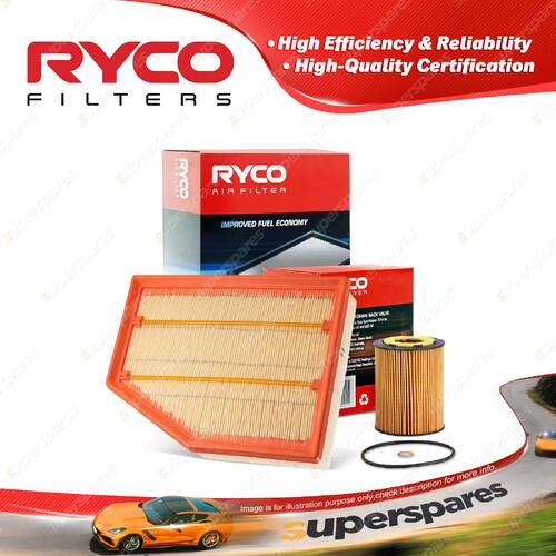 Ryco Oil Air Filter for BMW 525I 530I E60 6cyl 2.5L 3L Petrol 2003-2005