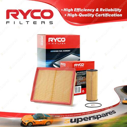 Ryco Oil Air Filter for Mercedes Benz Slk200K Slk200 Slk230K R170 4cyl