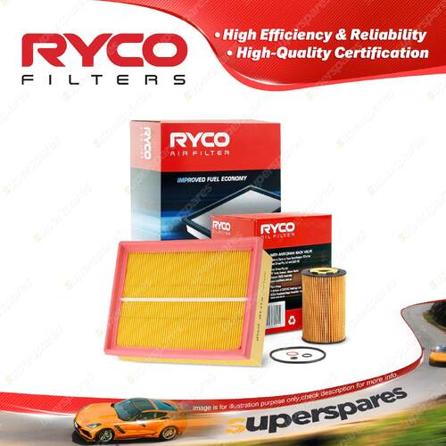 Ryco Oil Air Filter for BMW 318I E46 4cyl 1.9L Petrol M43B19 09/1998-12/2001