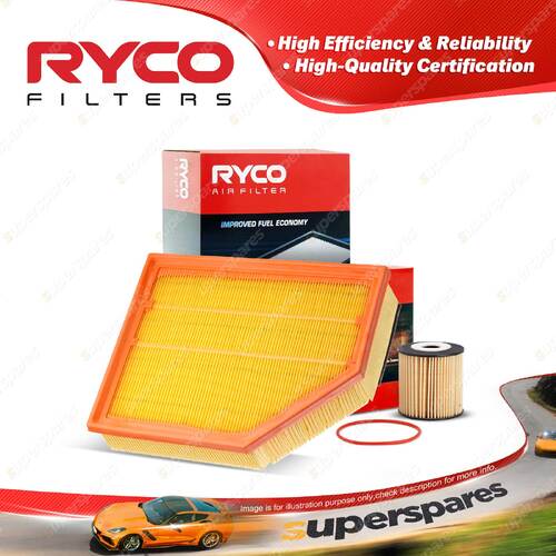 Ryco Oil Air Filter for Volvo Xc90 CZ85 V8 V8 4.4L Petrol B8444S 10/2006-07/2011