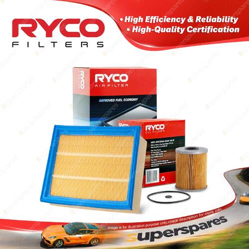 Ryco Oil Air Filter for Volkswagen Golf Mk III VR6 Vento 1H V6 2.8L Petrol AAA