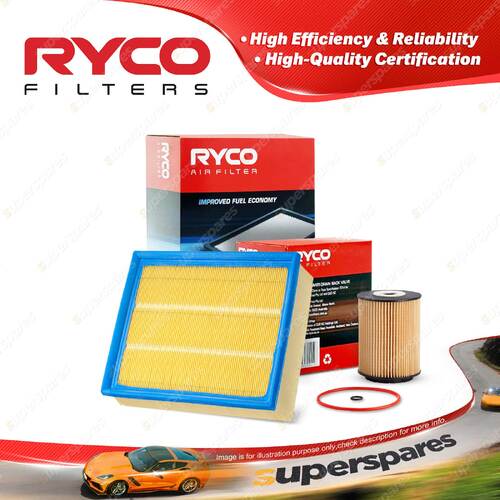 Ryco Oil Air Filter for Volkswagen Passat 3B V5 2.3L 3B W8 4L Petrol AZX BDN