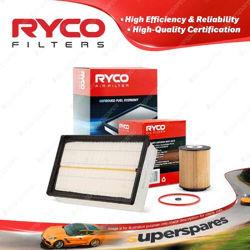 Ryco Oil Air Filter for Volkswagen Multivan Transporter T5 V6 3.2L Petrol BKK