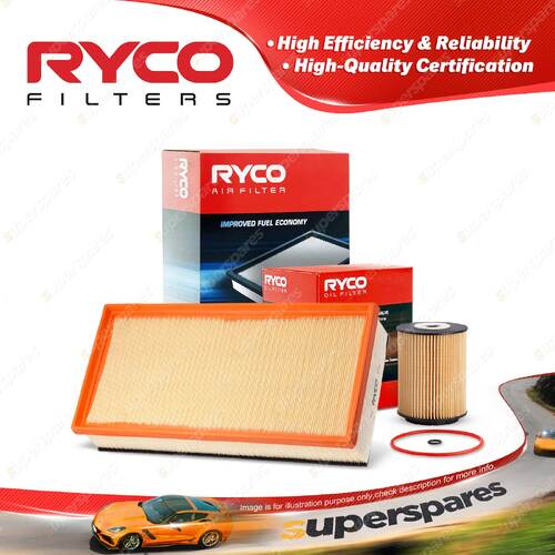 Ryco Oil Air Filter for Audi Q7 4L 3.6 FSI V6 3.6L Petrol 09/2006-09/2010