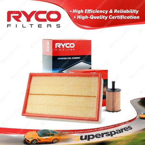 Ryco Oil Air Filter for Audi A3 8P 3.2i Tt 8J 3.2 FSI Qt V6 3.2L Petrol