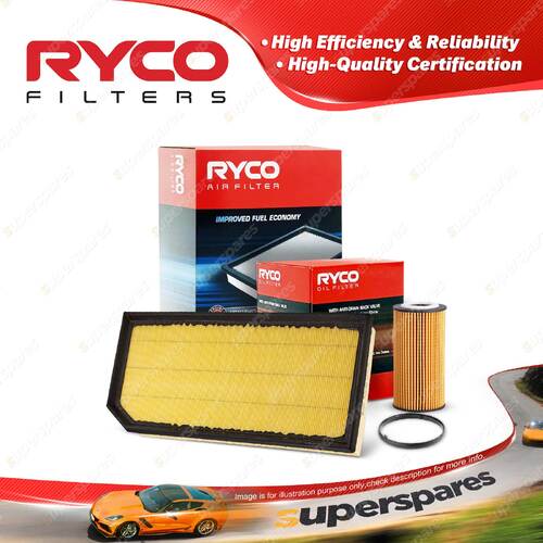 Ryco Oil Air Filter for Audi A3 8P 2.0 FSI 4cyl 2L Petrol Engine BMB BLR BLY