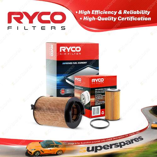 Ryco Oil Air Filter for Volkswagen Jetta 1K 4cyl 2L Petrol BVY 02/2006-01/2009