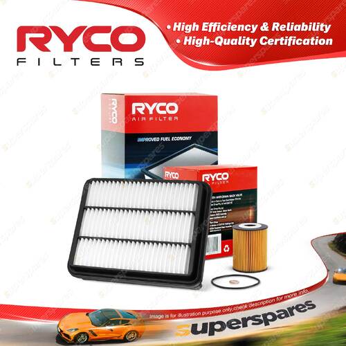 Ryco Oil Air Filter for Holden Epica EP 4cyl 2L Turbo Diesel Z20S1 07/2008-On