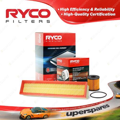 Ryco Oil Air Filter for Citroen C4 1.6i 4cyl 1.6L Petrol 04/05-03/09 TU5JP4