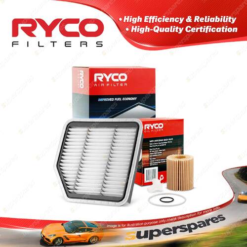 Ryco Oil Air Filter for Lexus Gs350 GRS191R Is250 Is250C GSE20R Is350 GSE21R V6