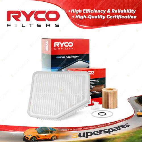 Ryco Oil Air Filter for Lexus Gs300 GRS190R Gs350 GWS190R GWS191R V6 3.5L Petrol