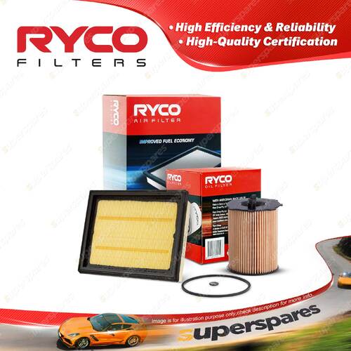 Ryco Oil Air Filter for Ford Fiesta TCDi 4cyl 1.6L HHJA;HHJQ 01/2004-09/2008