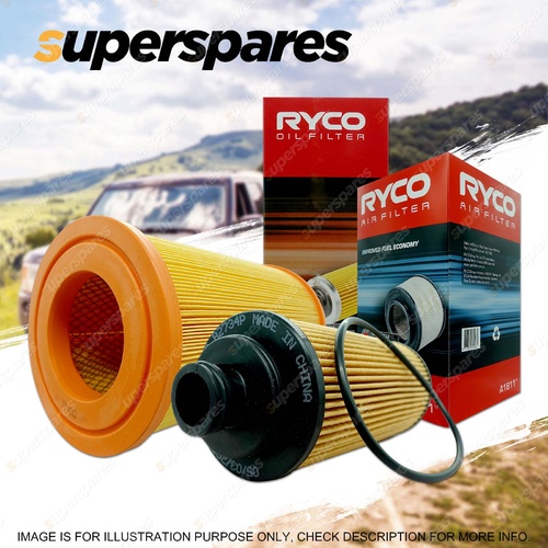 Ryco Oil Air Filter for Holden Colorado 7 RG Z71 Trailblazer RG 4cyl 2.8L 2.5L