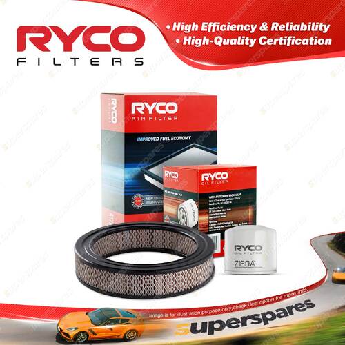 Ryco Oil Air Filter for Honda City VF 4cyl 1.2L Petrol ER 01/1984-1986