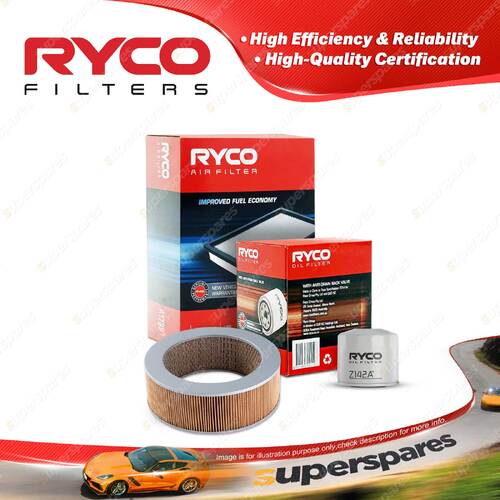 Ryco Oil Air Filter for Mitsubishi Pajero NE NF NG NH 4cyl 2.6L Petrol 4G54