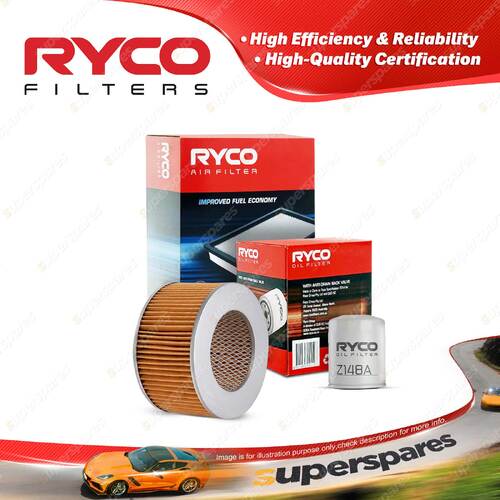 Ryco Oil Air Filter for Mazda 929L HB 4cyl 2L Petrol FE 1984-1987