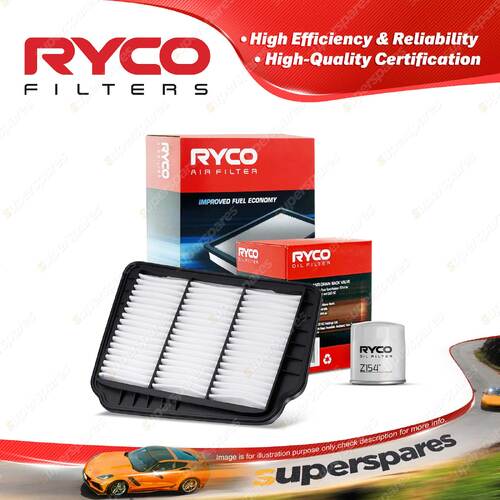 Ryco Oil Air Filter for Holden Viva JF 4cyl 1.8L Petrol 10/2005-05/2009