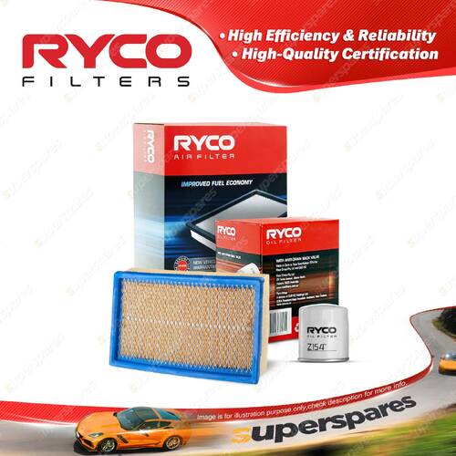 Ryco Oil Air Filter for Holden Camira JD JE 4cyl 2L 1.8L Petrol 18JH 20JD