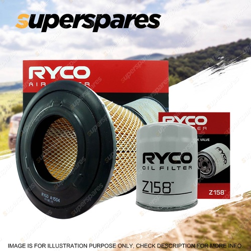 Ryco Oil Air Filter for Holden Rodeo RA 4cyl 3L Turbo Diesel 4JH1-TC 2003-2008