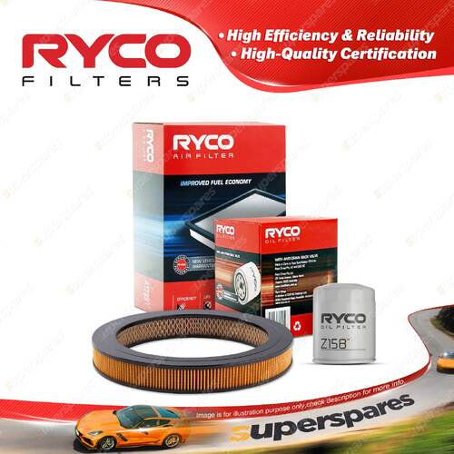 Ryco Oil Air Filter for Toyota Corolla AE71 AE80 AE82 4cyl 1.6L 1.3L Petrol