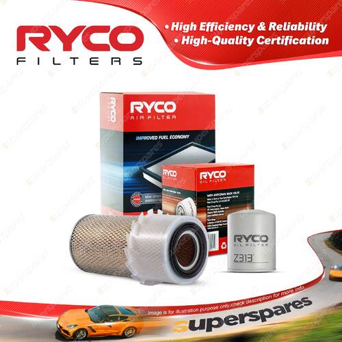 Ryco Oil Air Filter for Mitsubishi Delica Express Van SH SJ Spacegear Starwagon