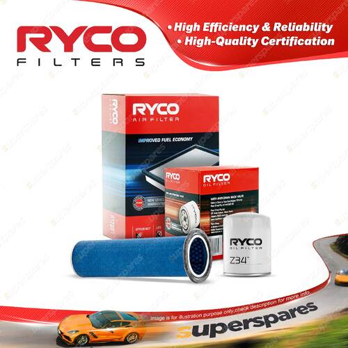 Ryco Oil Air Filter for Fiat Tractor 70-75 72-85 82-85 Petrol Z34