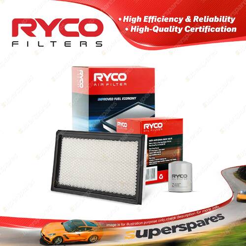 Ryco Oil Air Filter for Nissan Maxima J30 V6 3L Petrol VG30E 12/1995-12/2003