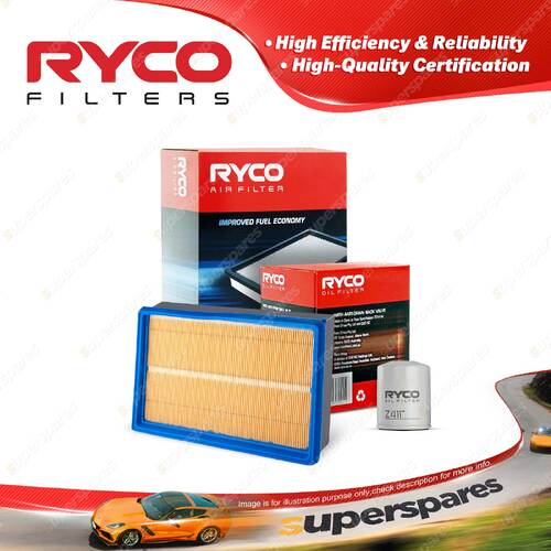 Ryco Oil Air Filter for Mazda 323 Astina BA Protege BA V6 2L Petrol KF 1994-1998