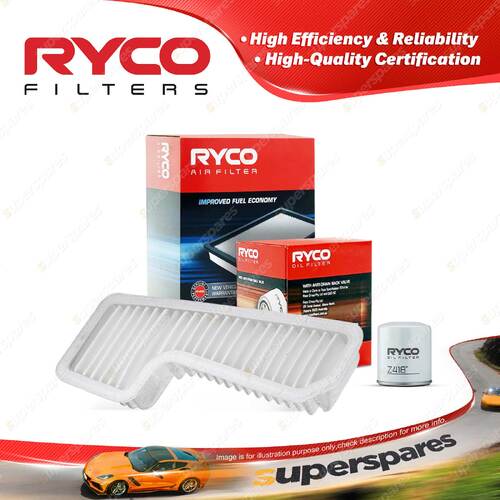 Ryco Oil Air Filter for Lexus Is200 GXE10R 6cyl 2L Petrol 1G-FE 03/1999-10/2005