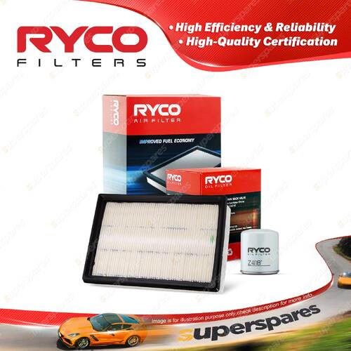 Ryco Oil Air Filter for Chrysler Pt Cruiser PF PG 4cyl 2L Petrol IT 07/2000-2004