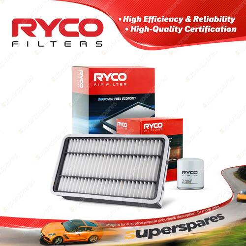 Ryco Oil Air Filter for Toyota Hiace KDH201R KDH221R KDH223R 4cyl 3L 1KD-FTV