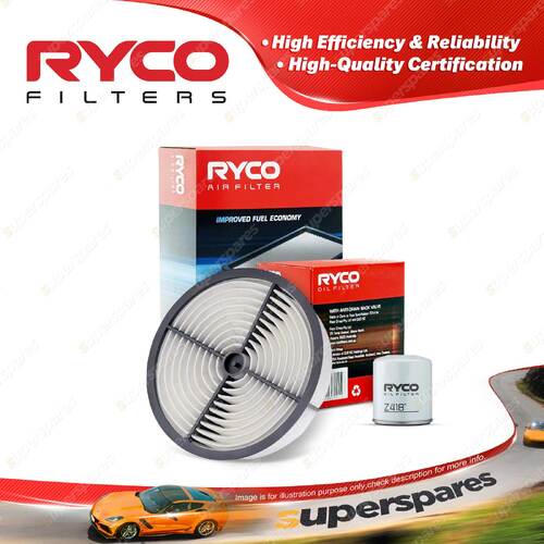 Ryco Oil Air Filter for Lexus Ls400 UCF10R UCF20R V8 4L Petrol 1UZ-FE 90-00