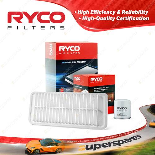 Ryco Oil Air Filter for Lexus Rx400H MHU38R V6 3.3L Petrol 3MZ-FSE 09/2006-2009