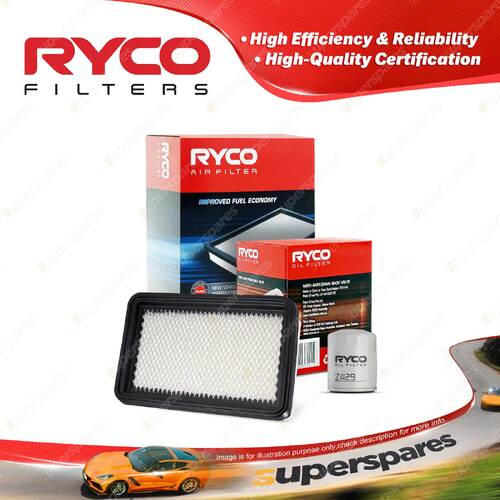 Ryco Oil Air Filter for Ford Telstar AT AV AX AY 4cyl 2L Petrol 01/1992-1996