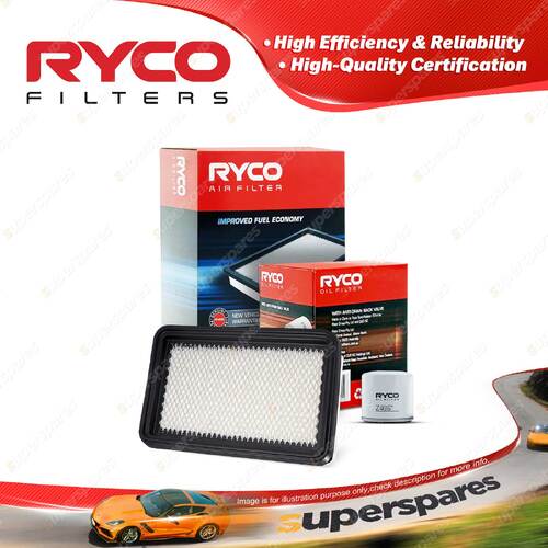 Ryco Oil Air Filter for Mazda 626 GF Mx-5 NB 4cyl 1.8L 2L Petrol FS B8