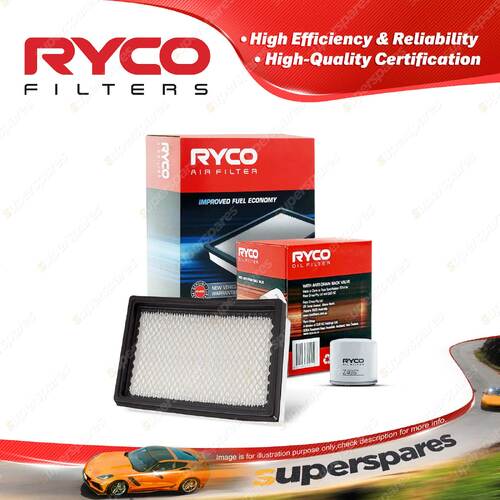 Ryco Oil Air Filter for Ford Festiva WF 4cyl 1.3L 1.5L Petrol 01/1998-2001