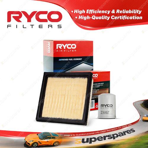 Ryco Oil Air Filter for Nissan Cube Z11 4cyl 1.4L Petrol CR14DE 10/2002-04/2005