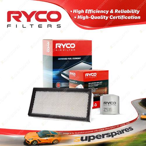 Ryco Oil Air Filter for Ford Cougar SW SX Mondeo HE ST24 V6 2.5L Petrol KL LCBC