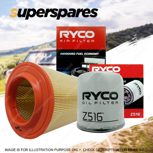 Ryco Oil Air Filter for Fiat Ducato Turbo 4cyl 2.3L F1AE0481C 02/2007-02/2012