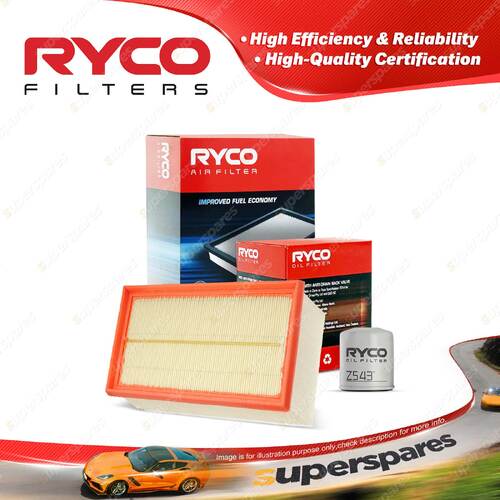 Ryco Oil Air Filter for Peugeot 307 T6 HDI 4cyl 2L DW10BTED4 10/2005-06/2008