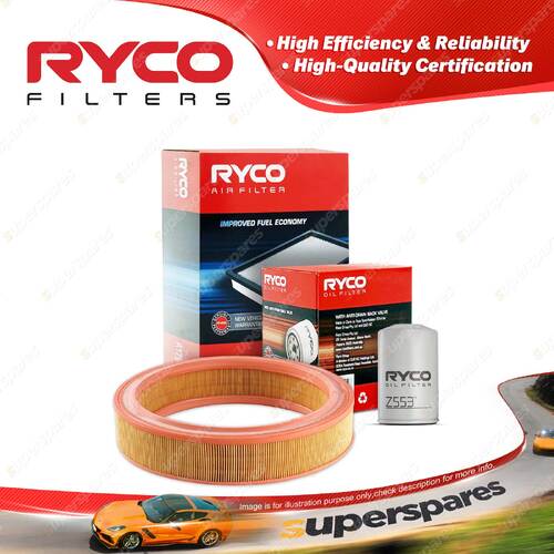 Ryco Oil Air Filter for Seat Ibiza CLX 4cyl 1.4L Petrol ABD 01/1995-1998