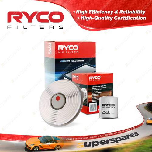 Ryco Oil Air Filter for Holden Gemini RB 4cyl 1.5L Petrol 4XC1 05/1985-1987