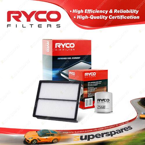 Ryco Oil Air Filter for Mazda 929 929L HC V6 3L Petrol JE 07/1987-06/1991