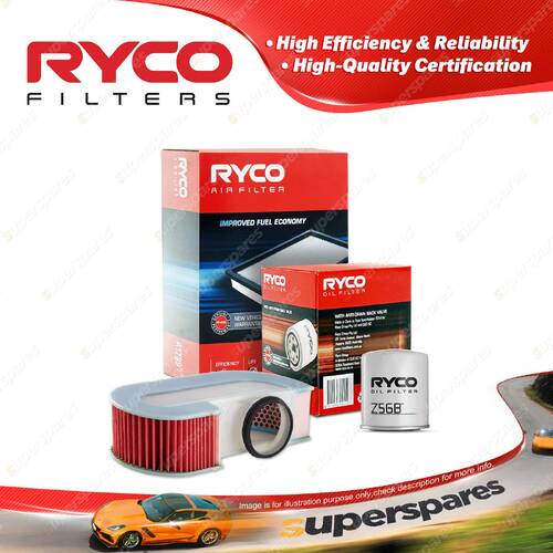 Ryco Oil Air Filter for Mazda 626 GD 4cyl 2.2L Petrol F2-T 10/1987-1991