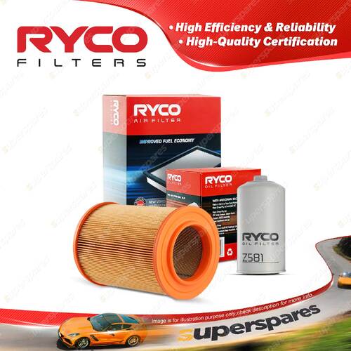 Ryco Oil Air Filter for Volkswagen Caravelle T4 5cyl 2.5L Petrol AAF ACU