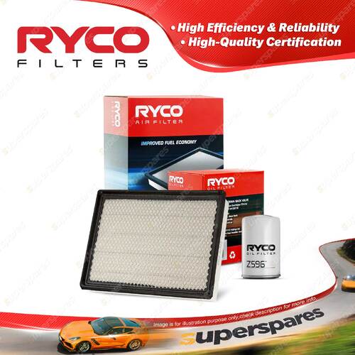 Ryco Oil Air Filter for Jeep Cherokee KJ 4cyl 2.5L 2.8L Turbo Diesel 3W 2W