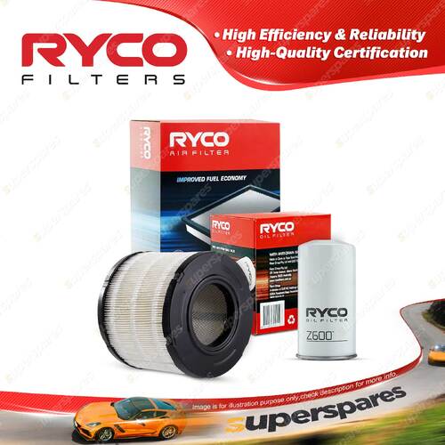 Ryco Oil Air Filter for Holden Jackaroo UBS73 4cyl 3L 4JX1-T 02/1998-09/2004