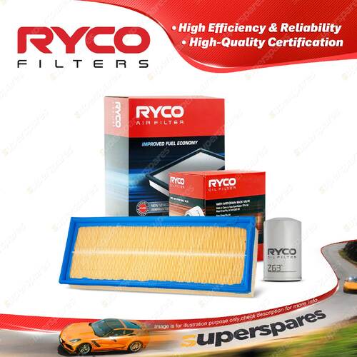 Ryco Oil Air Filter for Ford Mondeo HA HB HC HD HE 4cyl 2L ZH20 NGA