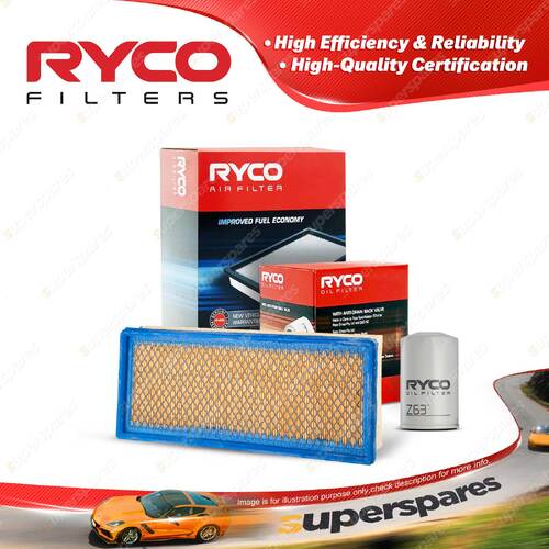 Ryco Oil Air Filter for Volkswagen Golf Mk I 4cyl 1.1L 1.6L Petrol FN FA